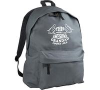 HippoWarehouse This is What an Awesome Grandad Looks Like Backpack ruck Sack Dimensions: 31 x 42 x 21 cm Capacity: 18 litres