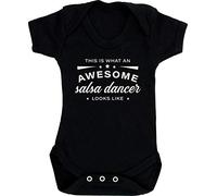 Hippowarehouse This is what an awesome salsa dancer looks like baby vest bodysuit (short sleeve) boys girls