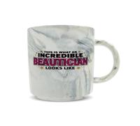 Hippowarehouse This is What an Incredible Beautician Looks Like Printed Mug Various Colour Options Ceramic Cup Kitchenware 11oz