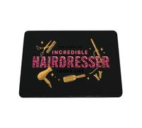 Hippowarehouse This is what an incredible hairdresser looks like printed mouse mat pad accessory black rubber base 240mm x 190mm x 60mm