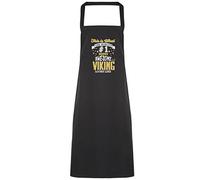 Hippowarehouse This is what the world's number 1 most awesome viking looks like Apron kitchen cooking painting DIY onesize adult