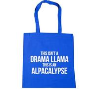 Hippowarehouse This Isn'T A Drama Llama This Is An Alpacalypse Tote Shopping Gym Beach Bag 42cm x38cm, 10 litres