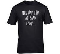 Hippowarehouse This one time at Band Camp Unisex Short Sleeve t-Shirt (Specific Size Guide in Description) Black