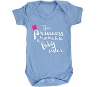 Hippowarehouse This princess is going to be a big sister baby vest bodysuit (short sleeve) boys girls