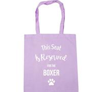Hippowarehouse This Seat Is Reserved For The Boxer Tote Shopping Gym Beach Bag 42cm x38cm, 10 litres