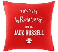 Hippowarehouse This Seat Is Reserved For The Jack Russell Printed bedroom accessory cushion cover case 41x41cm