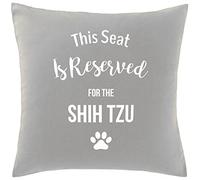 Hippowarehouse This Seat Is Reserved For The Shih Tzu Printed bedroom accessory cushion cover case 41x41cm