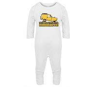 Hippowarehouse This time Next Year We'll be Millionaires! Baby Romper All in one Piece Unisex White