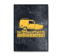 Hippowarehouse This time next year we'll be millionaires! Printed Poster A1 Wall Art Design Classroom Room Gym Office Décor