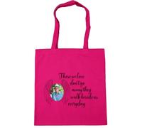Hippowarehouse those we love don't go away they walk beside us every personalised image Tote Shopping Gym Beach Bag 42cm x38cm, 10 litres