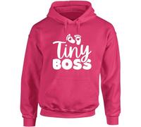 Hippowarehouse tiny boss unisex Hoodie hooded top Small adult Fuchsia Pink