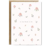 Hippowarehouse To the Bride to be with Roses Personalised Card A6 with envelope for him for her Funny Cards for Men and Women Blank inside option
