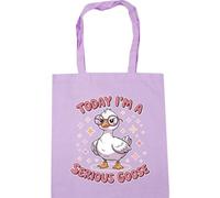 Hippowarehouse Today I'm a serious goose Tote Shopping Gym Beach Bag 42cm x38cm, 10 litres