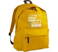 HippoWarehouse Todays Forcast Cruising with a Chance of Drinking Backpack ruck Sack Dimensions: 31 x 42 x 21 cm Capacity: 18 litres