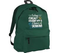 HippoWarehouse Todays Forcast Cruising with a Chance of Drinking Backpack ruck Sack Dimensions: 31 x 42 x 21 cm Capacity: 18 litres