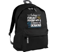 HippoWarehouse Todays Forcast Cruising with a Chance of Drinking Backpack ruck Sack Dimensions: 31 x 42 x 21 cm Capacity: 18 litres