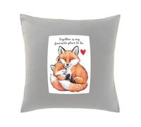Hippowarehouse Together is My Favourite Place to Be Printed bedroom accessory cushion cover case 41x41cm