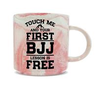 Hippowarehouse Touch me and Your First BJJ Lesson is Free Printed Mug Various Colour Options Ceramic Cup Kitchenware 11oz