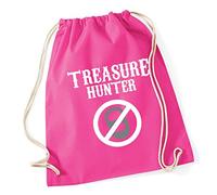 Hippowarehouse Treasure Hunter Metal Detecting Drawstring Cotton School Gym Kid Bag Sack 37cm x 46cm, 12 litres