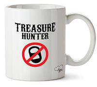 Hippowarehouse Treasure Hunter Metal Detecting Printed Mug Cup Ceramic 10oz