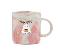 Hippowarehouse Trick or Tea Cute Halloween Ghost for Tea Lovers Printed Mug Various Colour Options Ceramic Cup Kitchenware 11oz