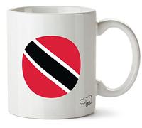 Hippowarehouse Trinidad and Tobago Flag Printed Mug Various Colour Options Ceramic Cup Kitchenware 10oz