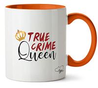 Hippowarehouse True Crime Queen Printed Mug Various Colour Options Ceramic Cup Kitchenware 11oz