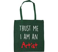 Hippowarehouse Trust me I am an Artist Tote Shopping Gym Beach Bag 42cm x38cm, 10 litres