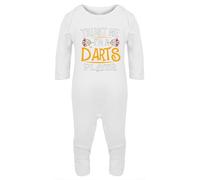 Hippowarehouse Trust Me I Play Darts Gift For Him Her Baby Romper all in one piece unisex