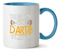 Hippowarehouse Trust Me I Play Darts Gift for Him Her Printed Mug Various Colour Options Ceramic Cup Kitchenware 11oz