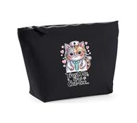Hippowarehouse Trust me, I'm a cat-tor Printed Make up Cosmetic wash Bag 18x19x9cm