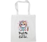 Hippowarehouse trust me, I'm a cat-tor Tote Shopping Gym Beach Bag 42cm x38cm, 10 litres