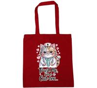 Hippowarehouse trust me, I'm a cat-tor Tote Shopping Gym Beach Bag 42cm x38cm, 10 litres
