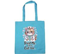 Hippowarehouse trust me, I'm a cat-tor Tote Shopping Gym Beach Bag 42cm x38cm, 10 litres