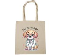 Hippowarehouse trust me, I'm a dogtor Tote Shopping Gym Beach Bag 42cm x38cm, 10 litres