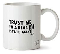 Hippowarehouse Trust me I'm A Real Estate Agent Printed Mug Cup Ceramic 10oz
