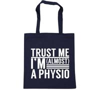 Hippowarehouse Trust me I'm almost a physio Tote Shopping Gym Beach Bag 42cm x38cm, 10 litres