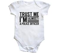 Hippowarehouse Trust Me I'm Almost a Police Officer baby vest bodysuit (short sleeve) boys girls