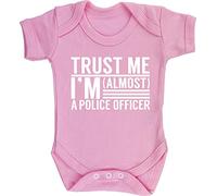 Hippowarehouse Trust Me I'm Almost a Police Officer baby vest bodysuit (short sleeve) boys girls