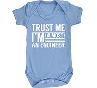 Hippowarehouse Trust Me I'm Almost an Engineer baby vest bodysuit (short sleeve) boys girls