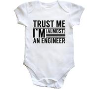 Hippowarehouse Trust Me I'm Almost an Engineer baby vest bodysuit (short sleeve) boys girls