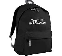 HippoWarehouse Trust me I'm Romanian Backpack ruck Sack Dimensions: 31 x 42 x 21 cm Capacity: 18 litres