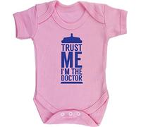 Hippowarehouse Trust me I'm the doctor baby vest bodysuit (short sleeve) boys girls