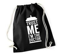 Hippowarehouse Trust me I'm the doctor Drawstring CottonSchool Gym Bag 37cm x 46cm, 12 litres