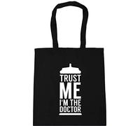 Hippowarehouse Trust me I'm the doctor Tote Shopping Gym Beach Bag 42cm x38cm, 10 litres