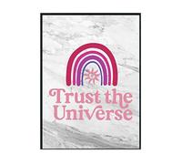 Hippowarehouse Trust the Universe Printed Poster A4 Wall Art Design Classroom Room Gym Office DÃƒ©cor