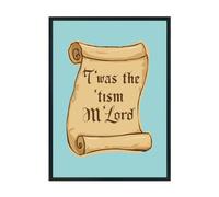 Hippowarehouse T'was the 'tism M'Lord Printed Poster A3 Wall Art Design Classroom Room Gym Office Décor