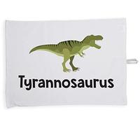 Hippowarehouse Tyrannosaurus T rex dinosaur Tea Towel Eco Printed Dish Cloth Kitchen accessory 50cmx70cm 100% Cotton
