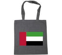 Hippowarehouse Uae Flag Tote Shopping Gym Beach Bag 42cm x38cm, 10 litres