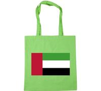Hippowarehouse Uae Flag Tote Shopping Gym Beach Bag 42cm x38cm, 10 litres